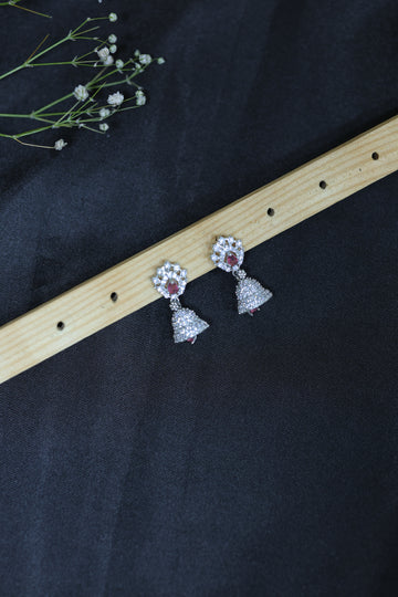 Wine colored jhumki