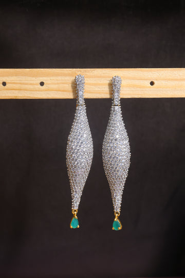 Mint Green AD Bottle Earrings