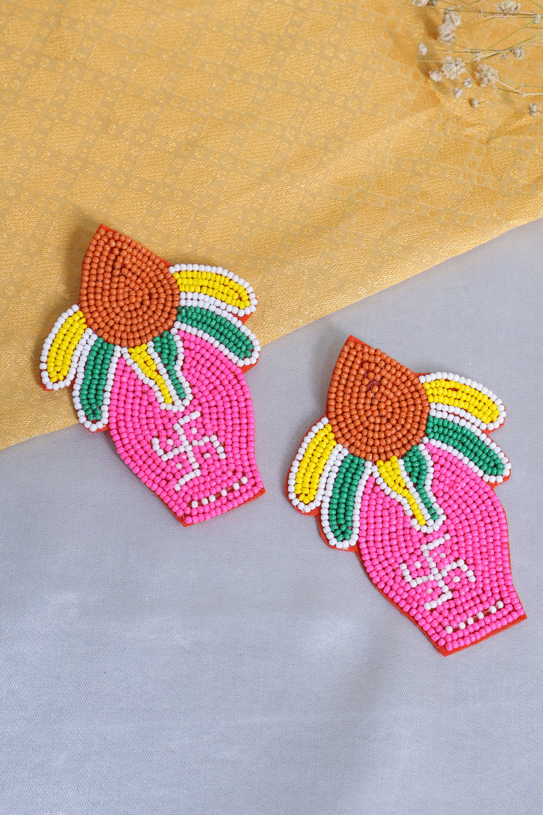 Pink Kalash Earrings