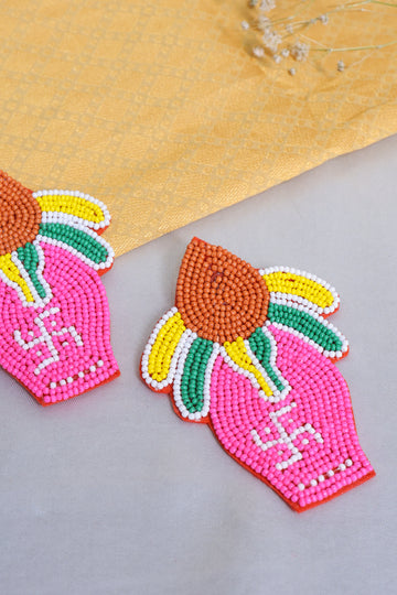 Pink Kalash Earrings