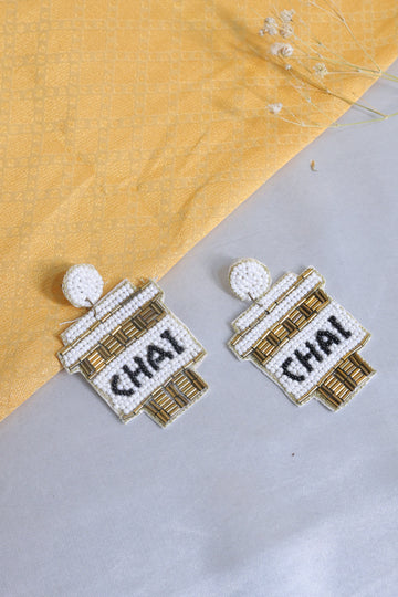 Chai Cup Earrings – Quirky Desi Vibes