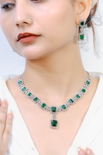 Jovie Emerald Charm Set