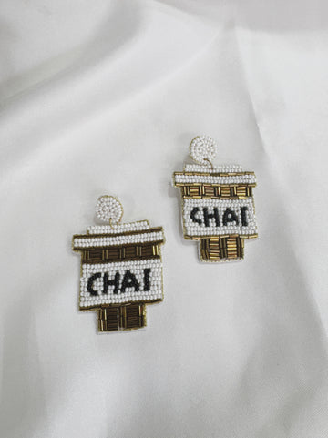 Chai Cup Earrings – Quirky Desi Vibes