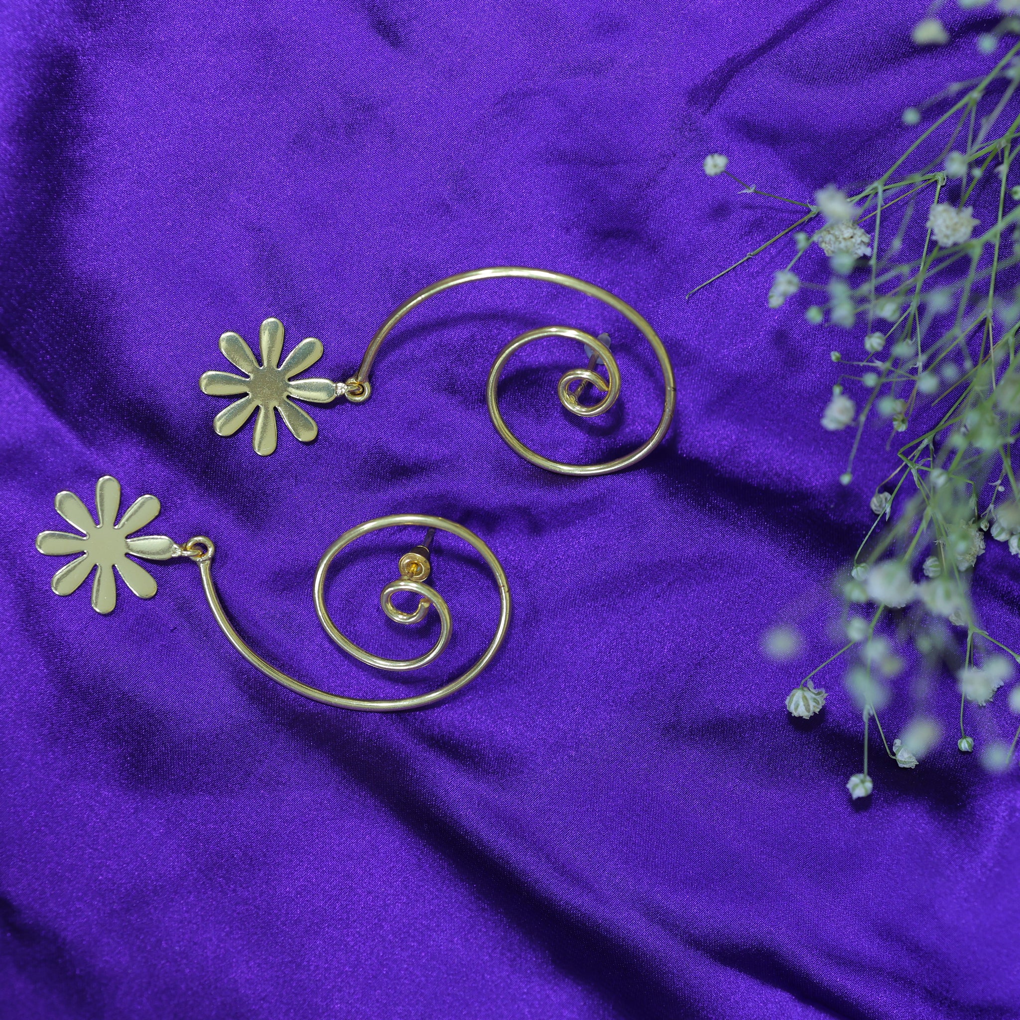Spiral Pattern Earrings