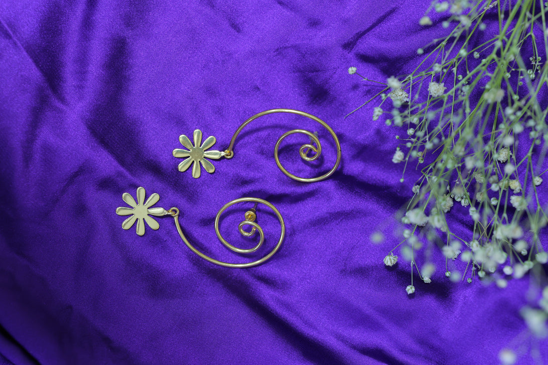 Spiral Pattern Earrings