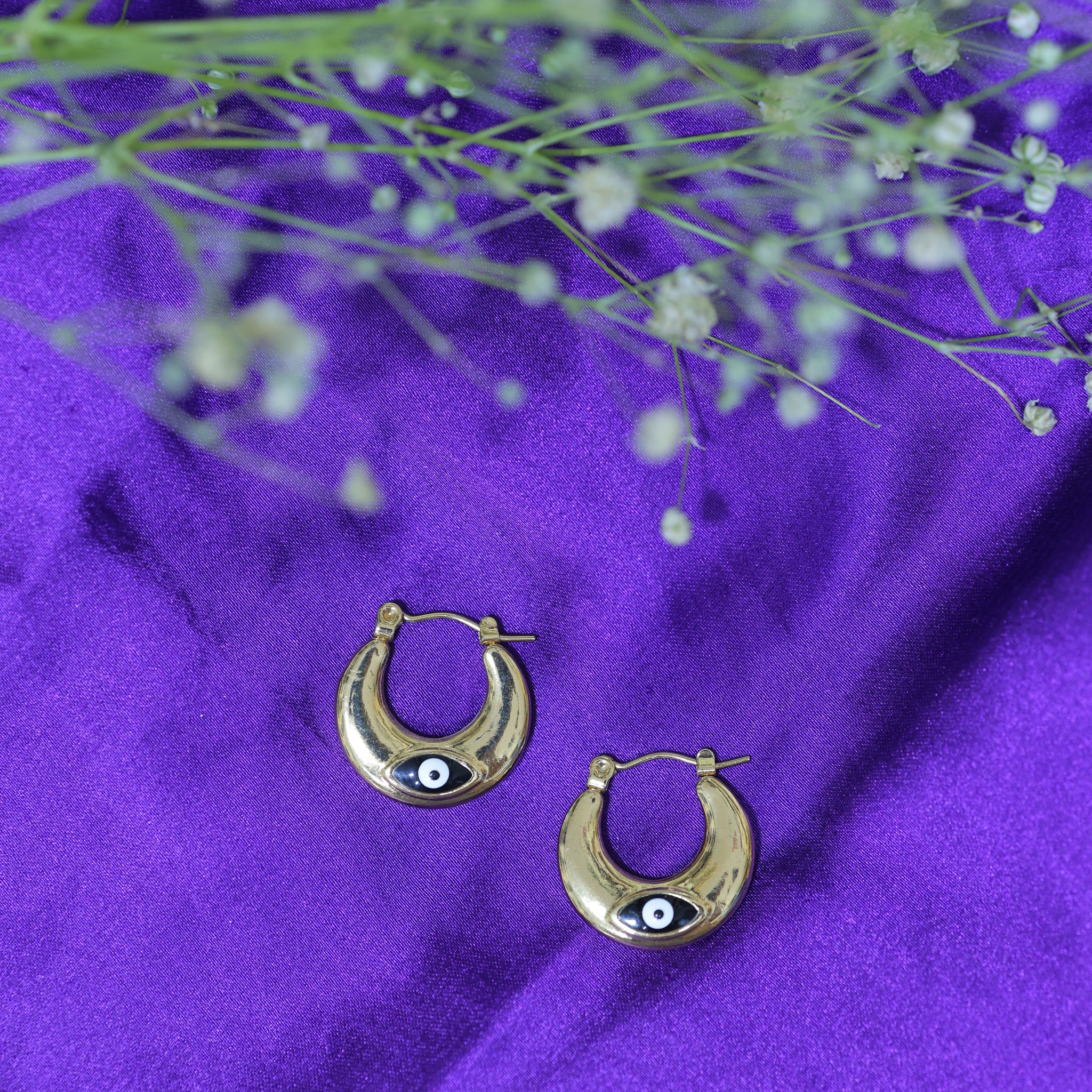 Evil eye studs