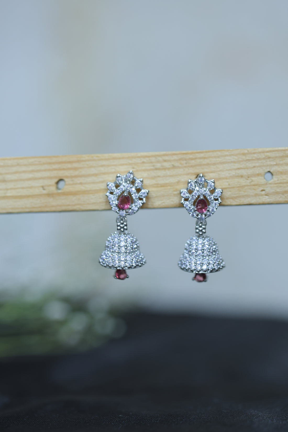 Rose earrings