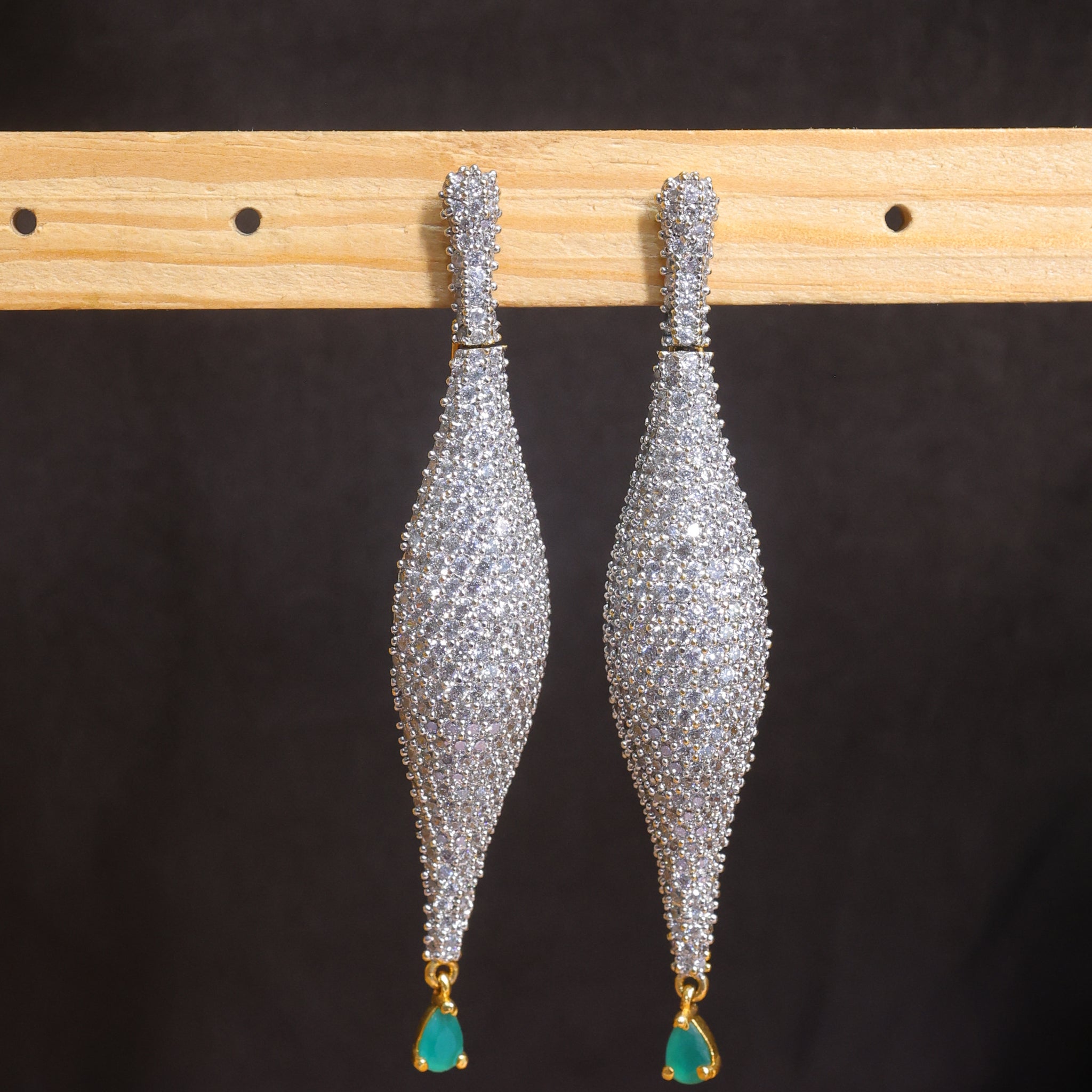 Mint Green AD Bottle Earrings