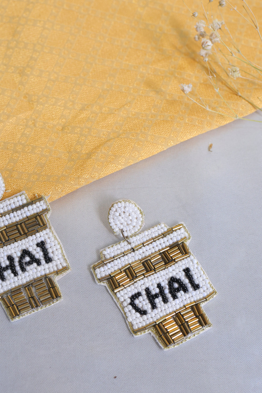 Chai Cup Earrings – Quirky Desi Vibes