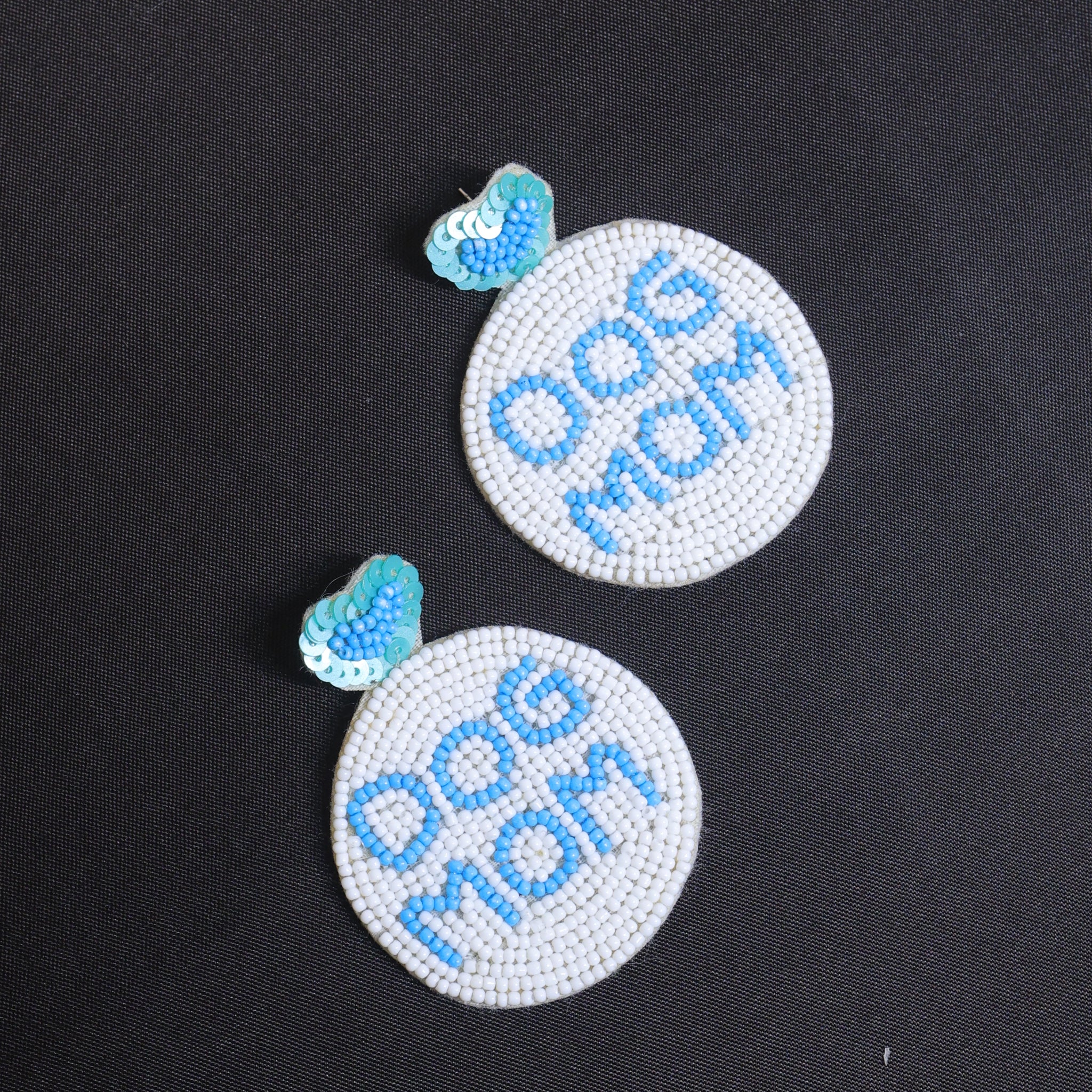 Dog Mom Beaded Earrings – Handmade Statement Accessory for Pet Lovers