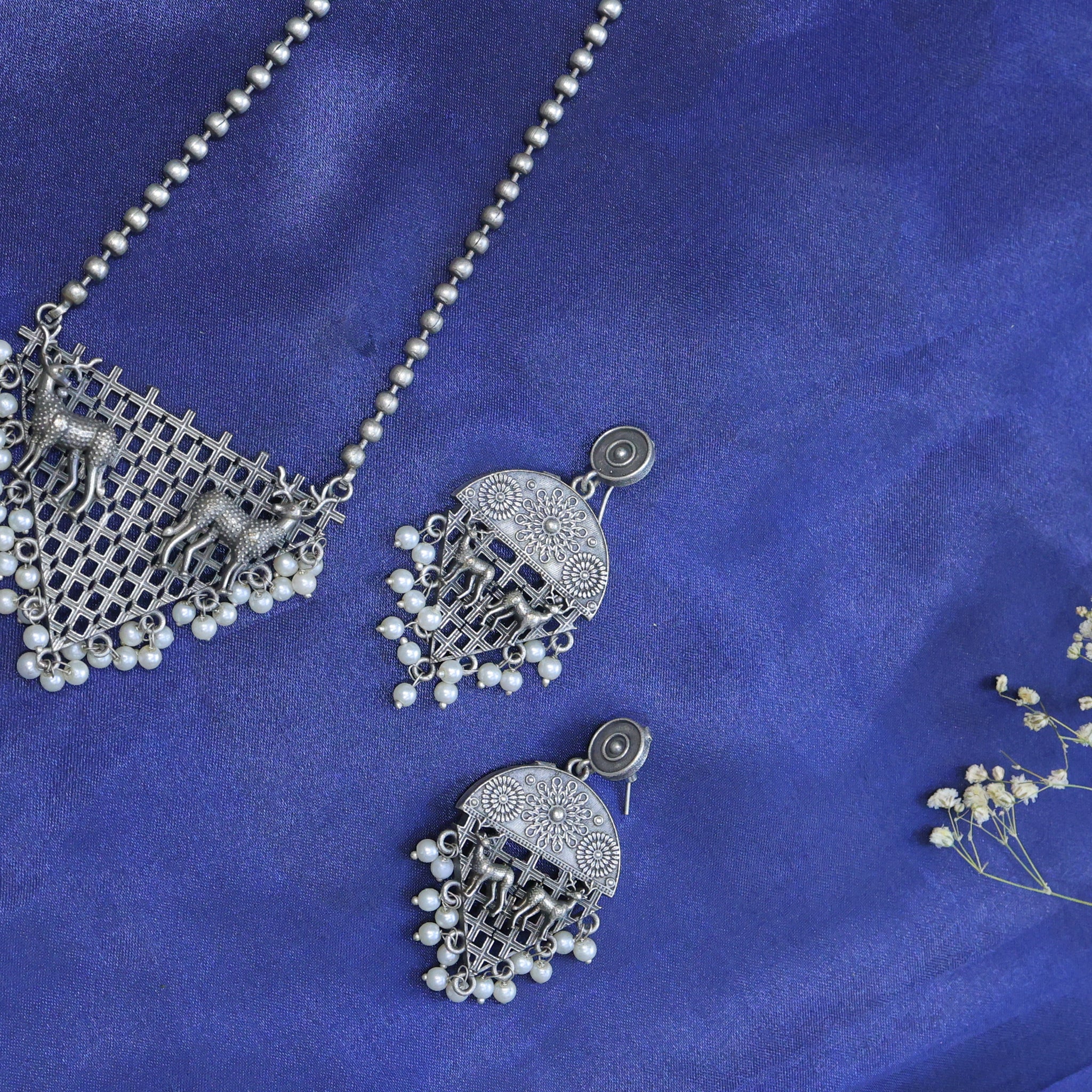 Vanya Antlered Grace Tribal Necklace