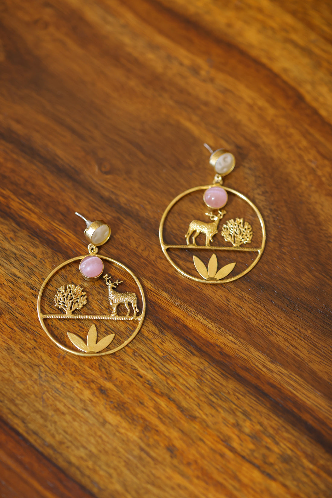 Udyaan Earrings – Garden of Grace in Gold