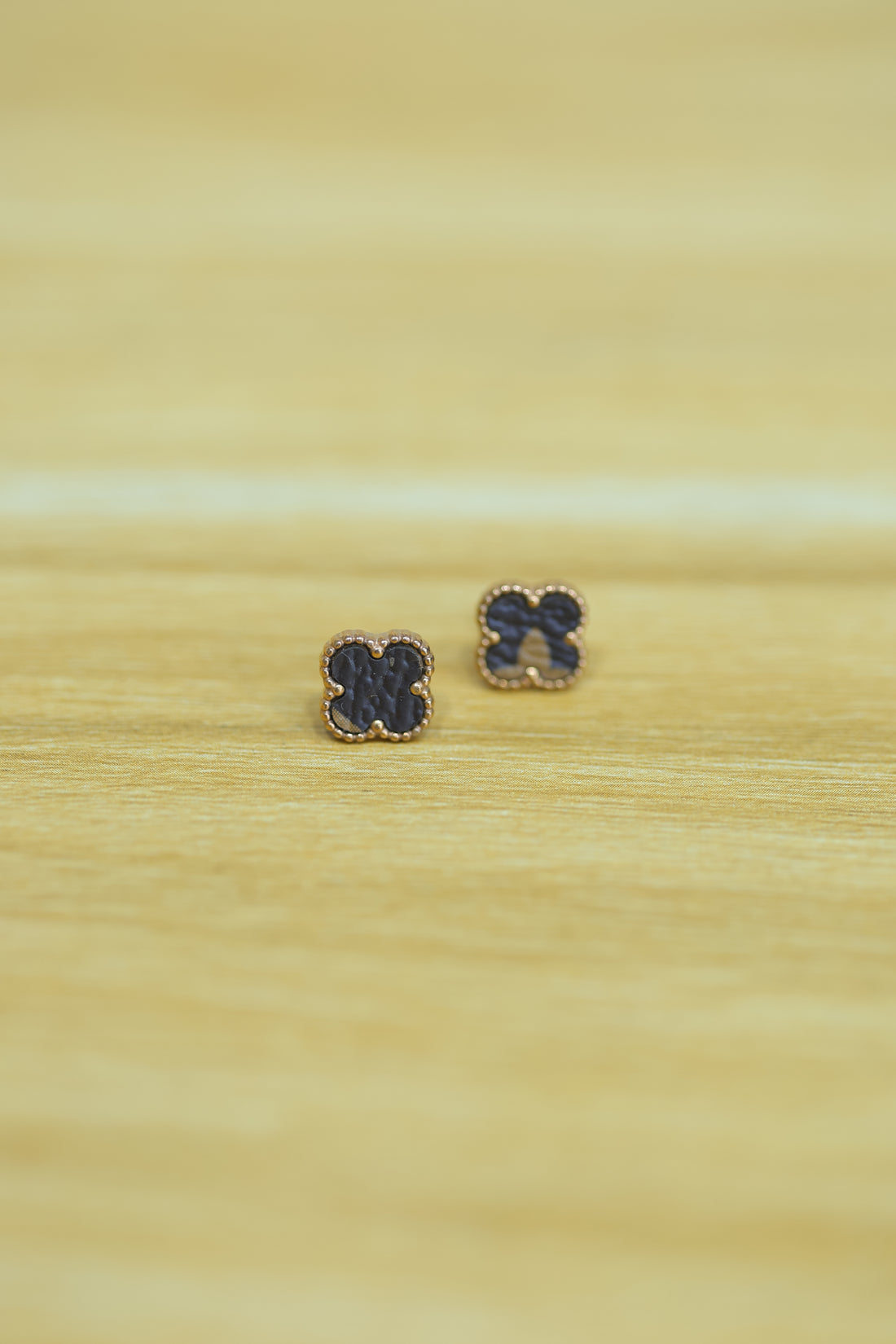 Black clover studs