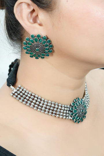 Boho Bijou Tribal Choker Set