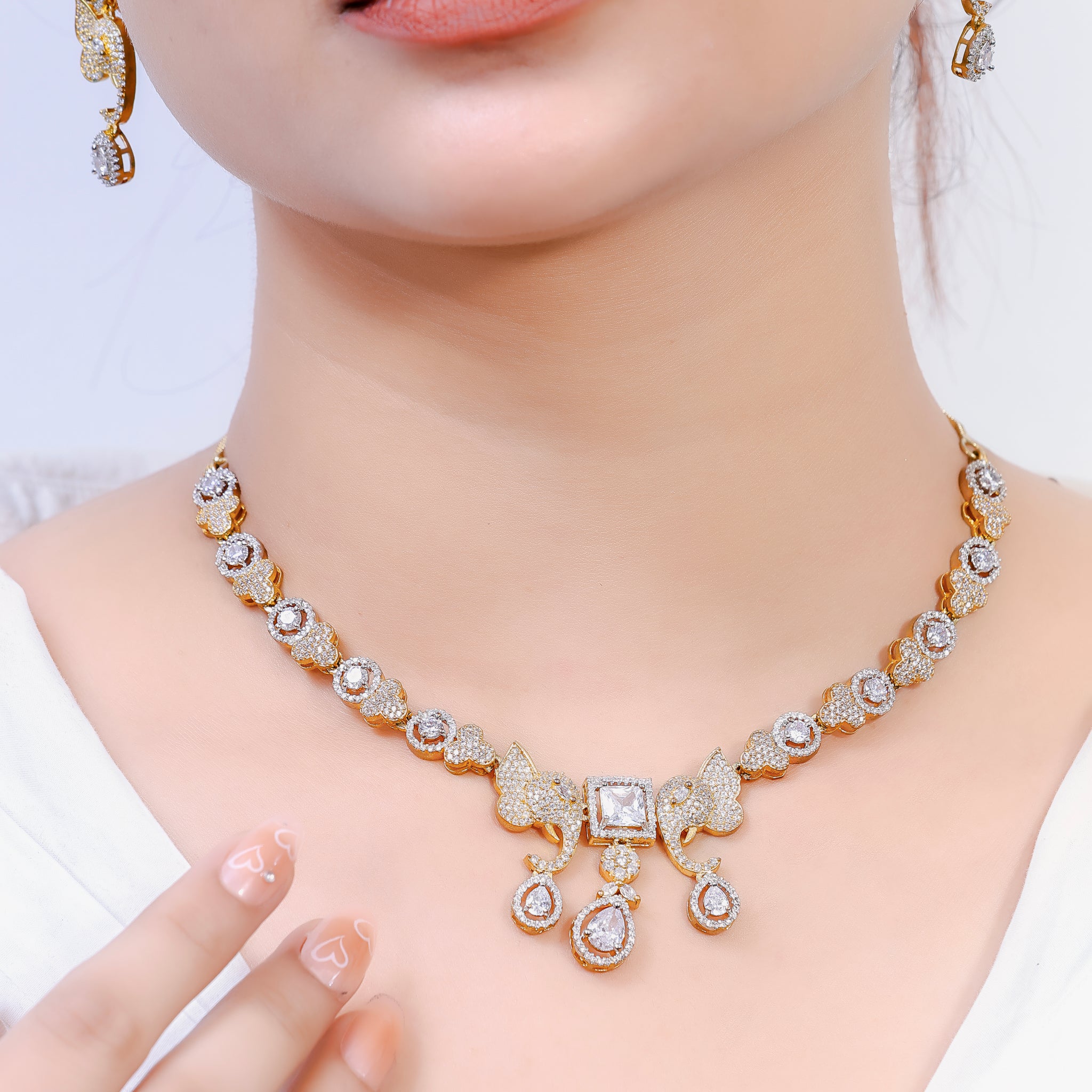 Ganesha Radiance Necklace Set