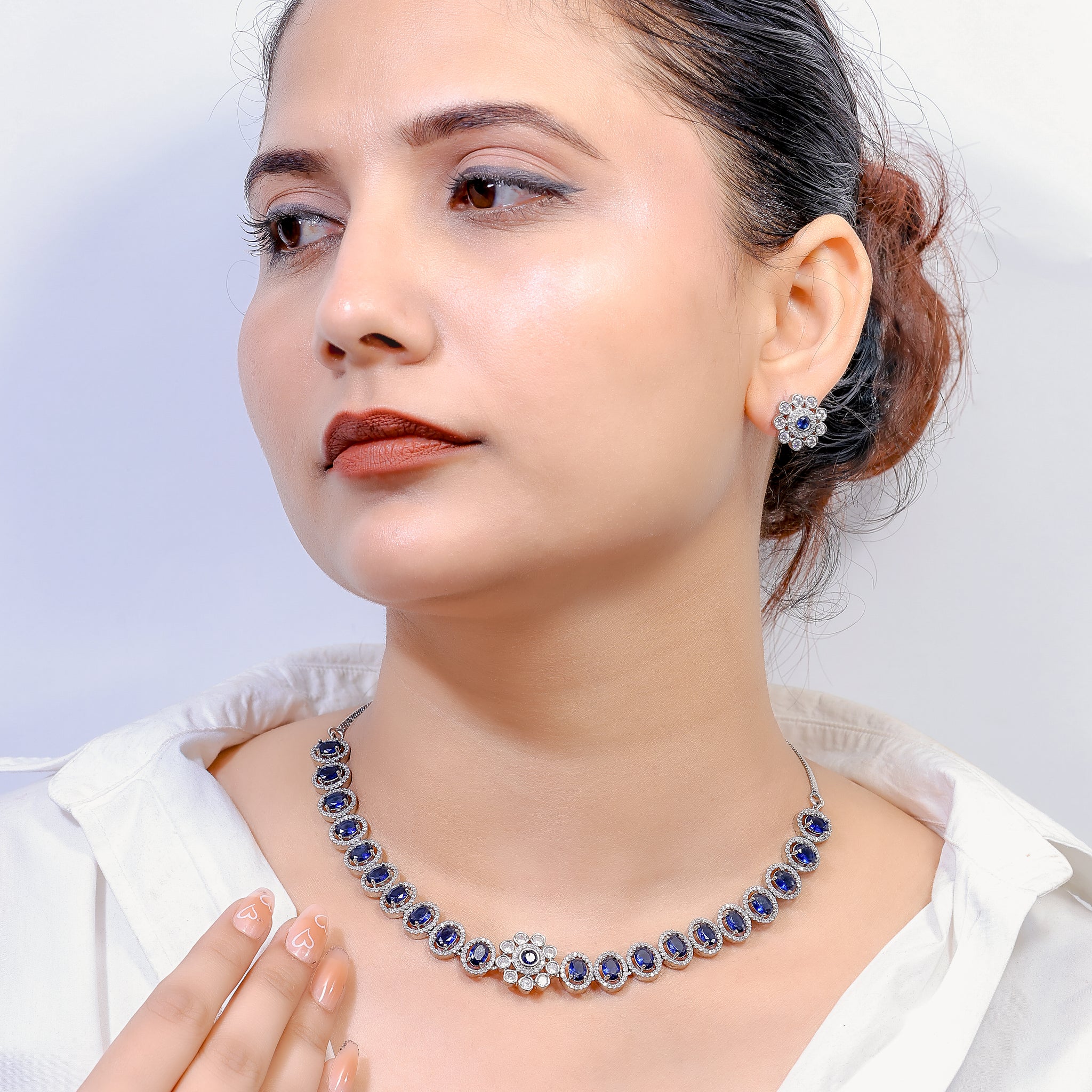 Greer Sapphire Elegance Set