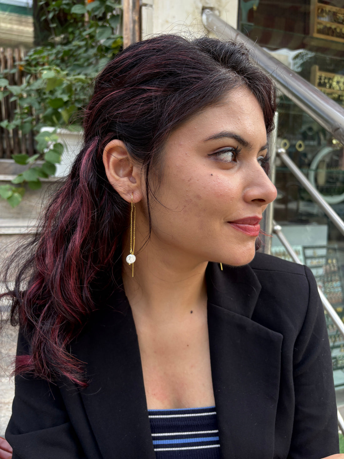 Sui Dhaaga Pearl Drop Earrings