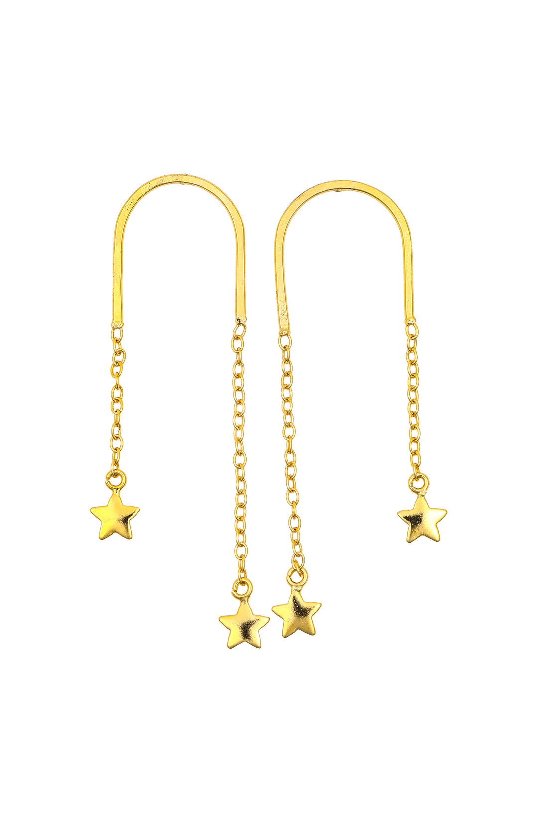 "Lunet Star Dangler Earrings – Shine in Every Sway"