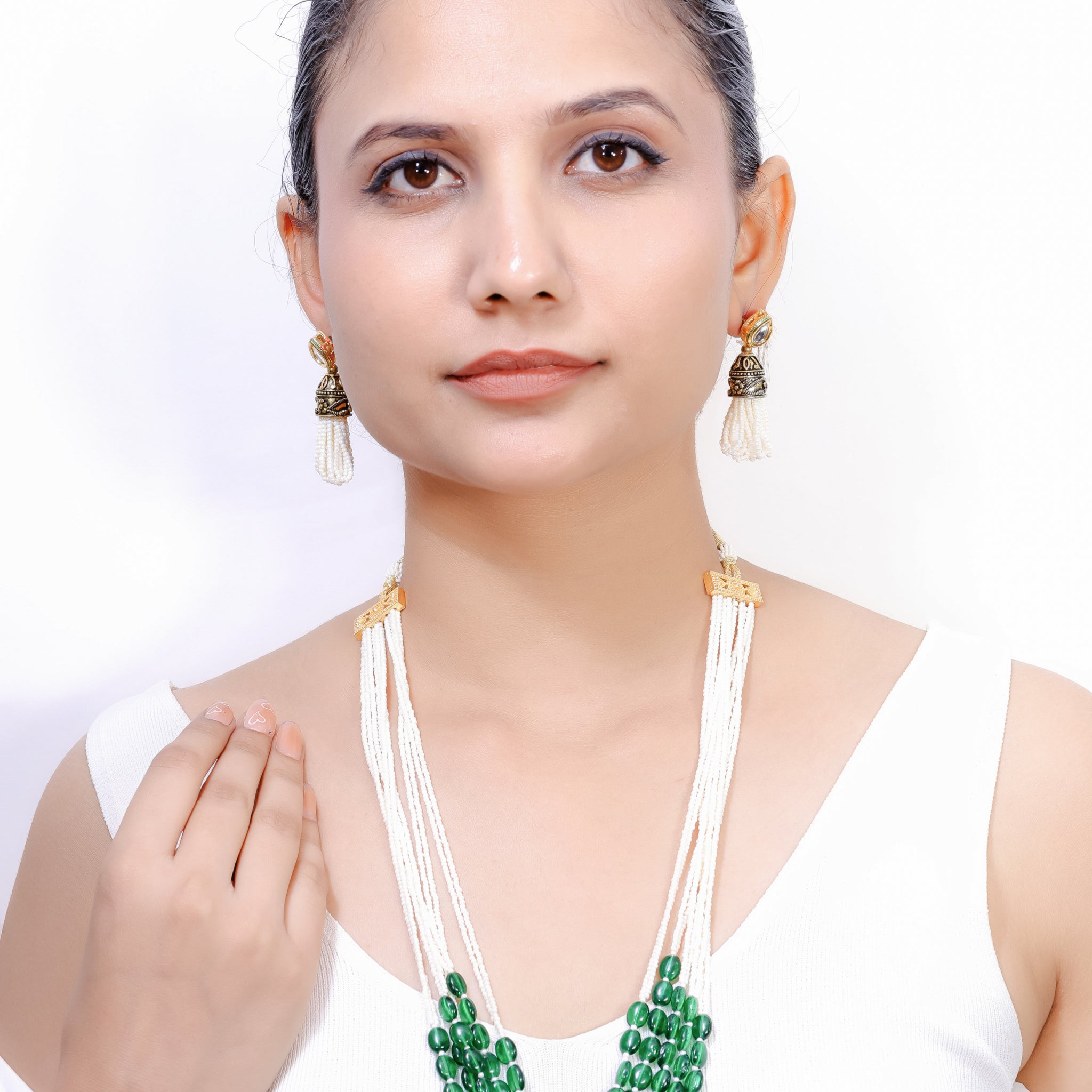 Veloura Boho Royal Beaded Layer Set